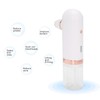 Small Bubble Pore Cleaner 4 Suction Head Electric Blackhead Removal