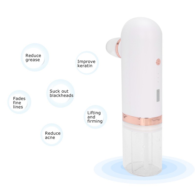 Small Bubble Pore Cleaner 4 Suction Head Electric Blackhead Removal