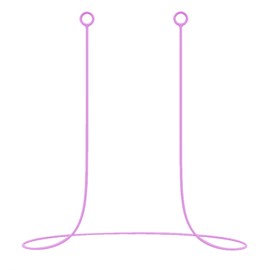 YWLOPT Anti-Lost Silicone Ear Plug Strap, Purple, Cord, Reusable, Sleeping, Travel