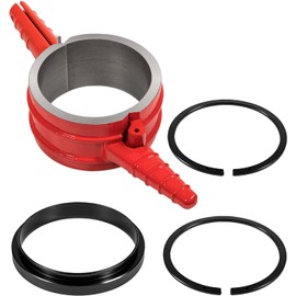 ROUTEKING 7040 Piston Ring Compressor Tool 5.4" Bore Fits for Cummins ISX/QSX 15, Caterpillar 3400, C-15, Alternative to PT-7040 5299448 5299447 5299339, with Anti-Polishing Ring Adapter (4 PCS)