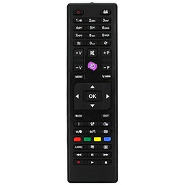Replacement Remote Control for Telefunken TV L24H278N4 L24H282L4V L24H282X4 L24H282X4V L28H182M3 L28H272M3