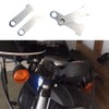 zalati Motorcycle Open/Full Buckle Fastener Bar 2pcs Metal Quick Release