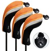 Andux Golf Hybrid Club Head Covers with Interchangeable No. Tag