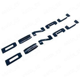 GMC NEW 2pc Door Rear DENALI Emblem Letter Sierra 1500 2500 3500 hd Yukon xL Canyon