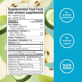 Organika Electrolytes Powder- Cucumber Pear Sachets- On the Go Hydration and Electrolyte Replenishment 3.5g x 20ct