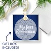 My First Communion Christmas Ornament, Catholic Sacrament Keepsake Gift, Laser-Engraved