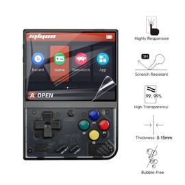 MEMELOKA Screen Protector for Miyoo Mini Plus, [Pack of 2] Soft PET Screen Protector for Miyoo Mini Plus with 3D Full Coverage, Ultra Thin Anti-Fingerprint Screen Protector