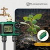 Snblzhef 2-Outlet Water Timer Sprinkler Timer IP55 Waterproof Irrigation Controller