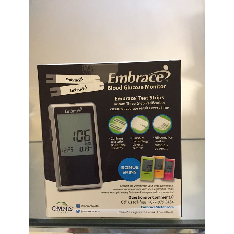 Embrace Omnis Blood Glucose Monitoring System 1 ea