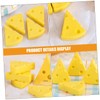 TEHAUX Cute Cheese Erasers 4pcs Cheese Shape Erasers Classroom Rewards