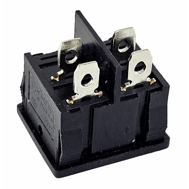 Rocker Switch Green Rocker 4 Pin 6A 250VAC Device Switch,