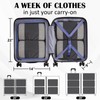 Extra Large Compression Packing Cubes for Travel Essentials, 2 Set