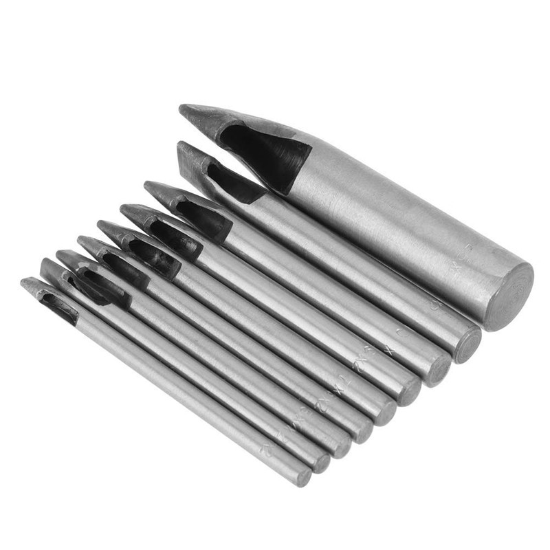Bewinner 9 Piezas de Cuero Artesanal de 2 mm de