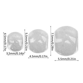 3pcs Magnifying Glass,Bubble Magnifier,Watch Calendar Magnifying Glass Strong Permeability Watch Calendar Window Magnifying Glass ﻿