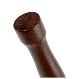 (Pack of 6) Wooden Muddler for Cocktails Flat Head Bar Muddler Lacquered Walnut Wood Mint Muddler for Mojitos