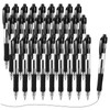 Hauojaus 24 Pack Mini Ballpoint Pens Small Pens Bulk Black