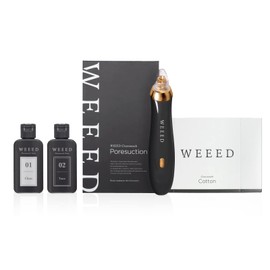 WEEED Clear Smooth Set [Set Contents] Poison Suction (Suction Machine), Toner (01 Clean/02 Tones), Cotton