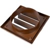 Vent Systems 6" Inch Brown Exhaust Vent Cover - Dryer