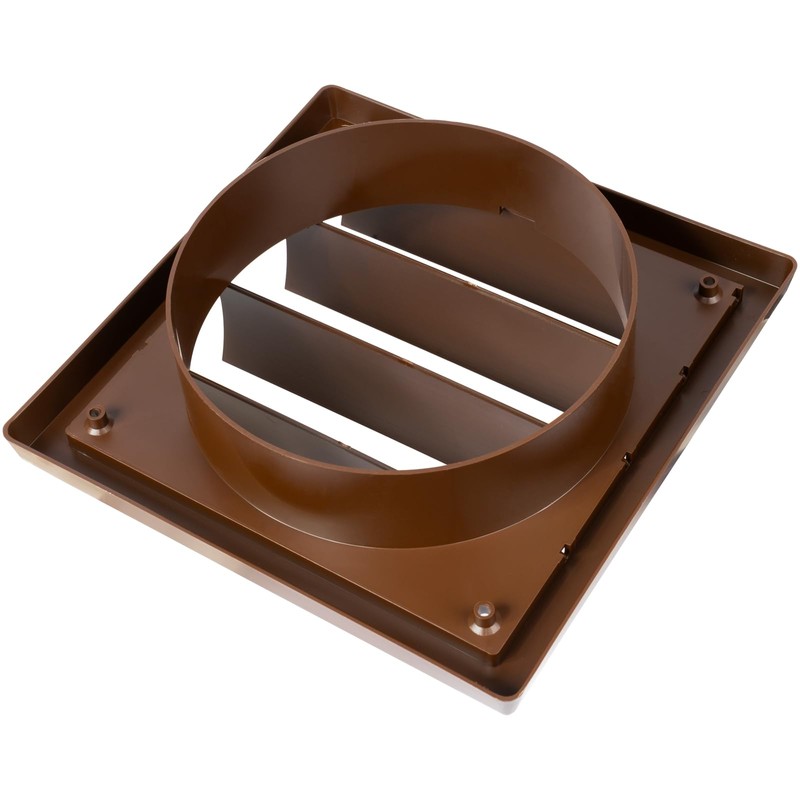 Vent Systems 6" Inch Brown Exhaust Vent Cover - Dryer