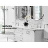 KENES Single Handle Bathroom Sink Faucet, Brushed Nickel Vanity Faucet