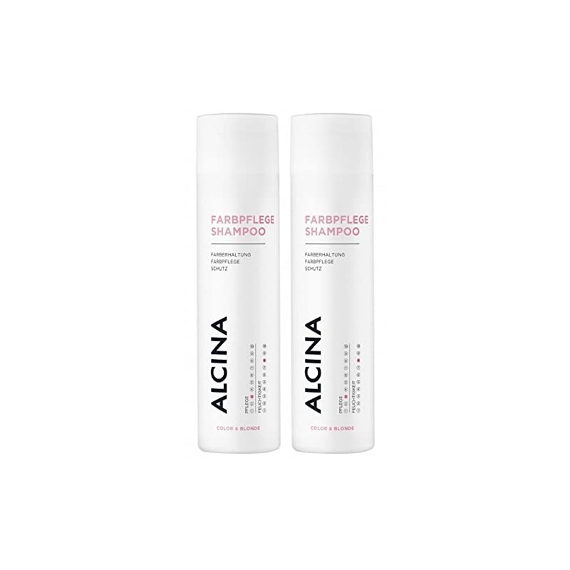 Alcina Moisturising Colour Care Shampoo 250 ml Pack of 2