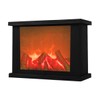 11x4.7x8 Inch Fireplace Lanterns Decorative Flameless Portable Led Lantern Battery