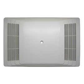 Broan S97013581 Bathroom Fan Cover Grille Assembly Kit, White