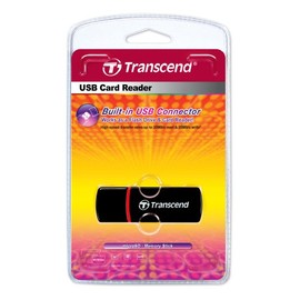 Transcend TS-RDP6K P6 USB 2.0 Flash Memory Card Reader - Black