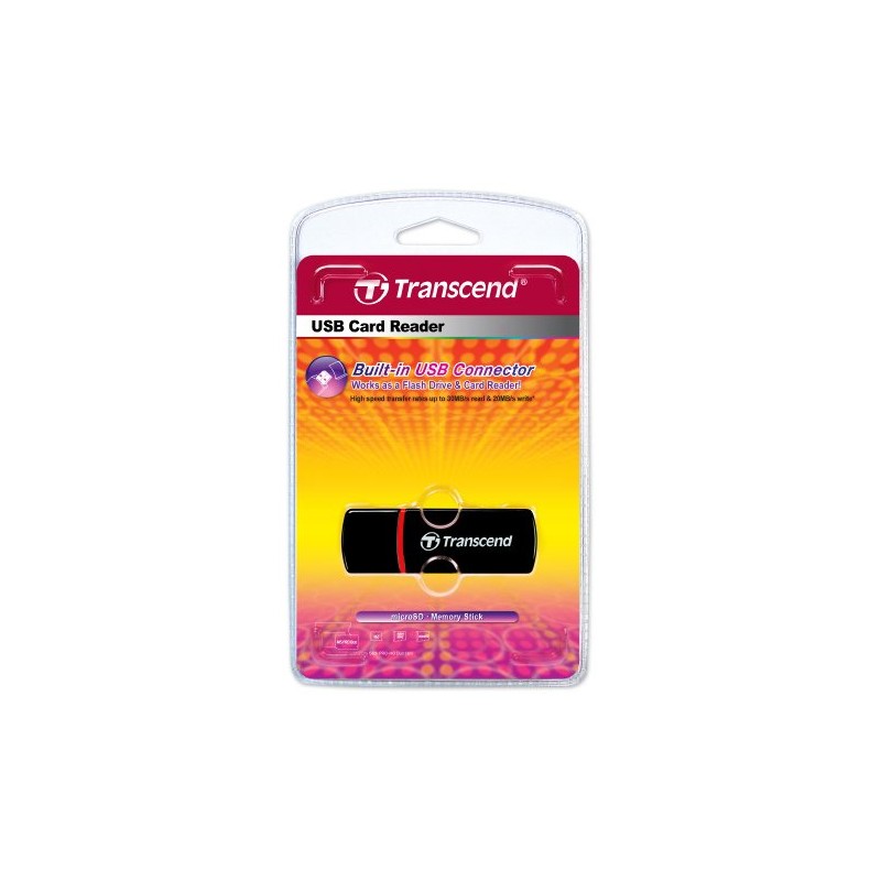 Transcend TS-RDP6K P6 USB 2.0 Flash Memory Card Reader -