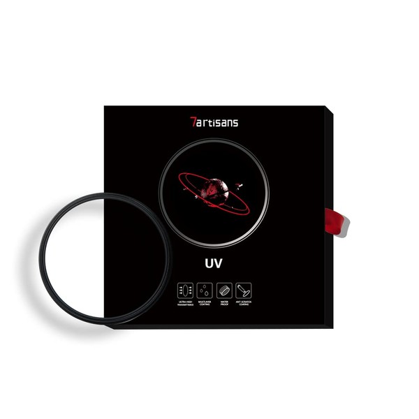 7artisans UV Protection Filter Hydrophobic Scratch Resistant Ultra-Slim UV Filter