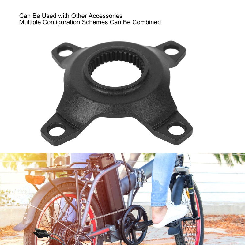 Motor Bike Gear Adapter 4 Jaw Base Mid Drive Chainring