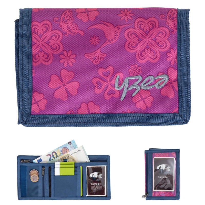 Yzea Children's Wallet for Boys and Girls, Fabric + Key