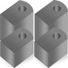 Dunzy 100 Pcs Steel Weld Tabs 1" W, 1 1/2"