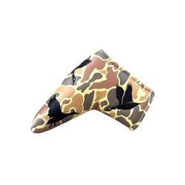 Duck Hunter Camo Golf Headcover - Camouflage Pattern, Black Duck Design, Adjustable Fit, Ideal for Golf Enthusiasts equipment - Club Cover: Putter Headcover