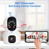 Indoor Camera Dual Lens 2K Full HD Night Vision Two
