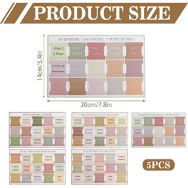 HABNI 75 Aufkleber Laminierte Bibel-Tabs, Rosa Grau Großer Druck Mit Leeren Laminierten Bibelreitern Leicht Zu Lesende Und Anzuwendende Bibel-Journaling-Tabs