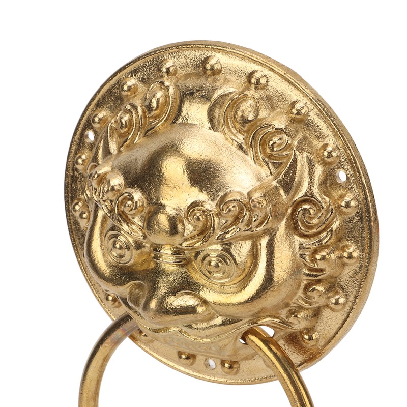 Door Knocker Chinese Style Animal Head Style Modelled Antique Brass