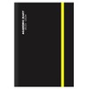 2023-2024 A4 Black Day a Page Academic Student Diary With