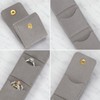KUKUVR Mini Travel Jewelry Organizer Bag (Grey)