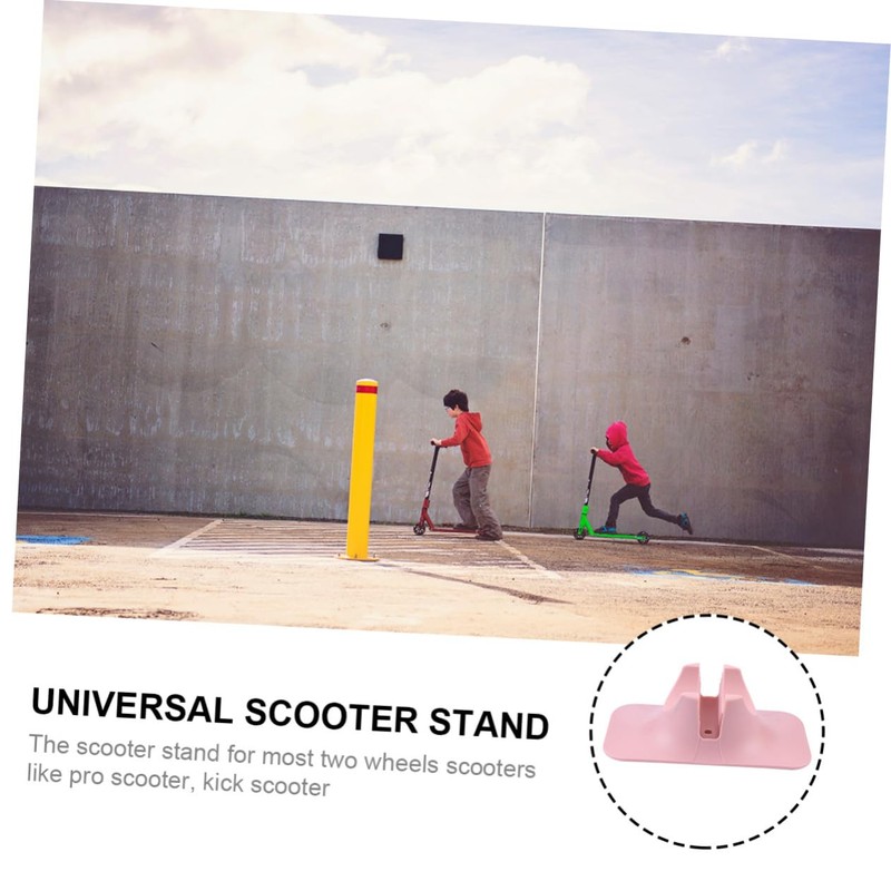 Kisangel Scooter Parking Stand Scooter Stand Rack Space-Saving Design for