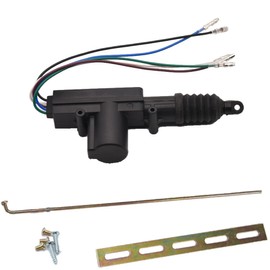 ROOOCYY Central Lock Actuator 12V Universal Car Keyless Security 5 Wire Central Lock Actuator