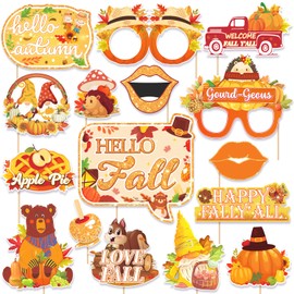 Fall Party Decorations Photo Booth Props Thanksgiving Party Decor Fall Photo Props Pumpkin Party Decorations Fall Party Decor Autumn Decorations Photobooth Props