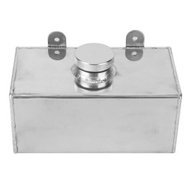 Universal Aluminum Washer Reservoir 2L Aftermarket Replacement Bottle Polished Intercooler Spray Tank for Car Truck​