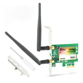 Wireless PCIe WiFi Card with Bluetooth 4.2 | Max 1200Mbps Wireless Card | Dual-Band（5GHz 867Mbps or 2.4GHz 300Mbps） Gigabit WiFi Adapter | 802.11AC WiFi Card for Desktop/PC Gaming