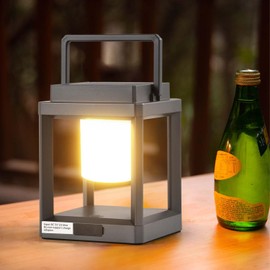 Solar Lanterns Outdoor Table Lamp, Led Lamps for Nightstand, Outdoor Table Lamp for Patio Waterproof, Cordless Battery Operated Lamp, Rechargeable Solar Lantern for Reading Decor Camping