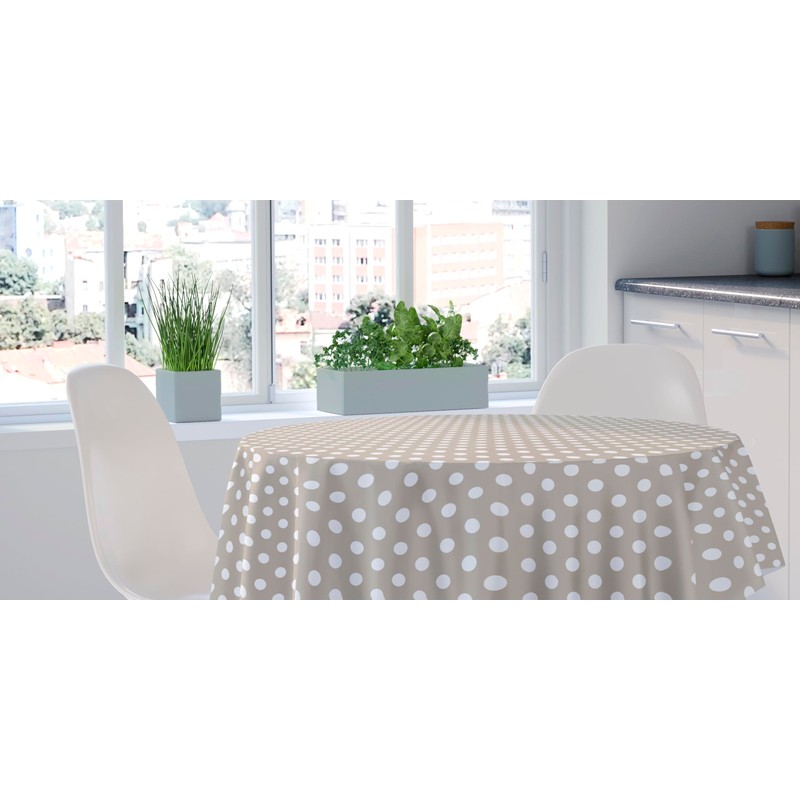 Home Direct Round Oilcloth PVC Wipe Clean Tablecloth Table Cover