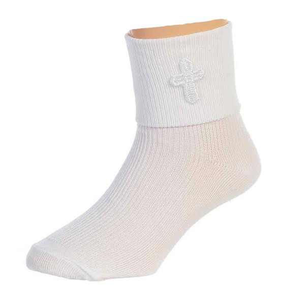 Christening Day Boys White First Communion Baptism Special Occasion Socks