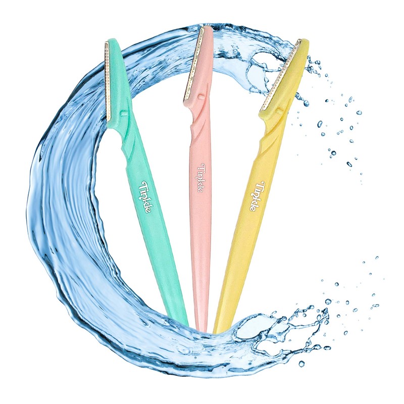 Dorco Tinkle Precision Eyebrow Razors - 3-Pack Facial Hair and