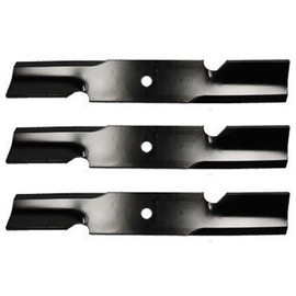 (3 Pack) Premium Replacement Notched Lawn Mower Deck Blade fits Oregon 91-508 91-525 92-158 96-323 | 17" x 2 1/2"