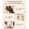 LIKISAK Cat Tower, 71 Inch Heavy Duty Cat Tree for